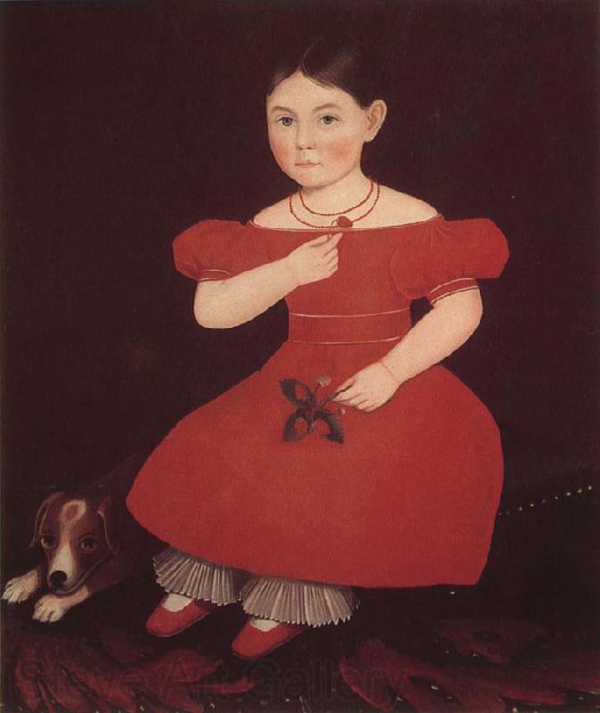 Amy Philip The Girl wear the red dressi Norge oil painting art